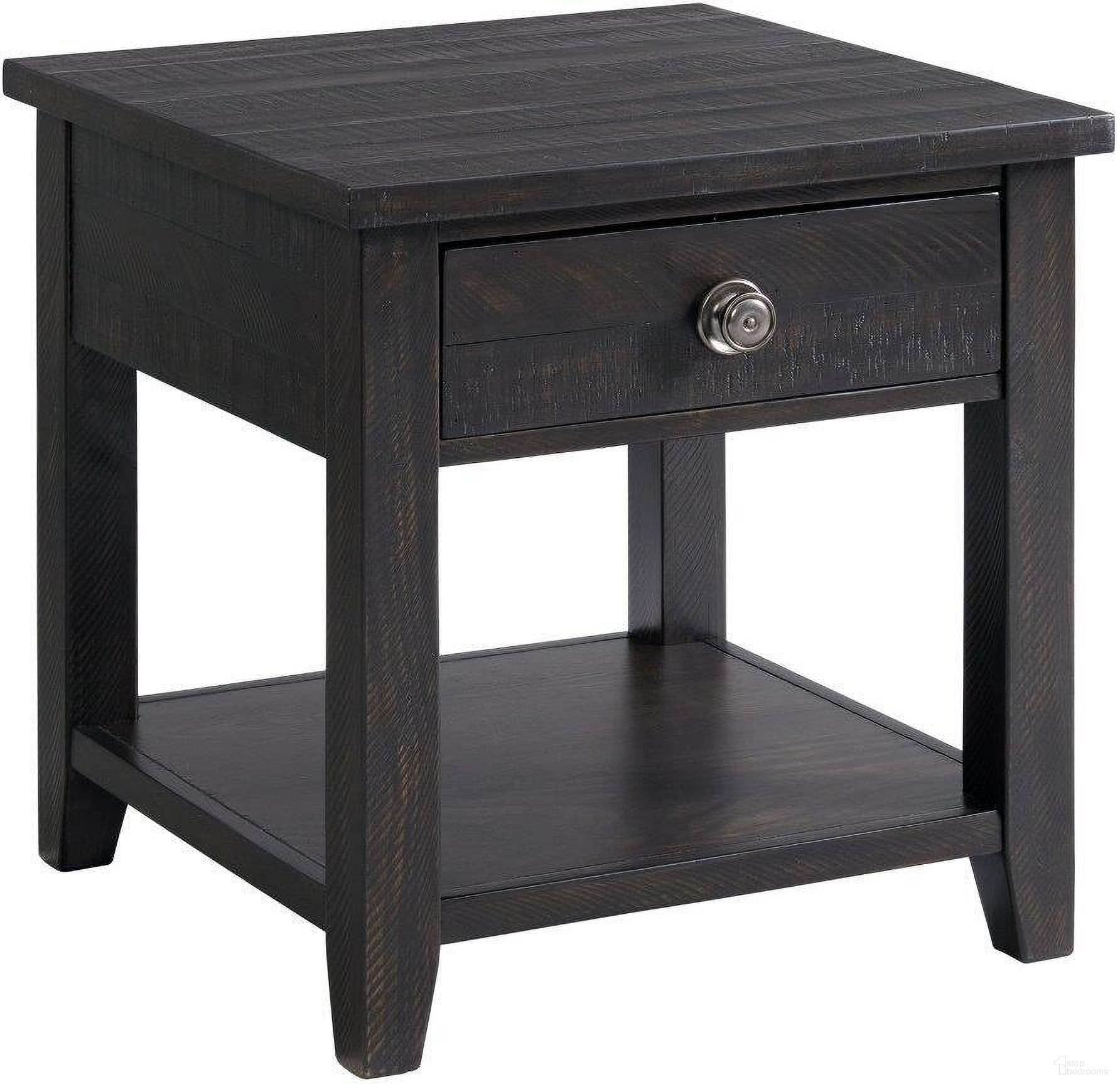 The appearance of Picket House Furnishings Kahlil 1-Drawer End Table designed by Picket House in the modern / contemporary interior design. This espresso piece of furniture  was selected by 1StopBedrooms from Kahlil Collection to add a touch of cosiness and style into your home. Sku: TKN100ET. Material: Wood.