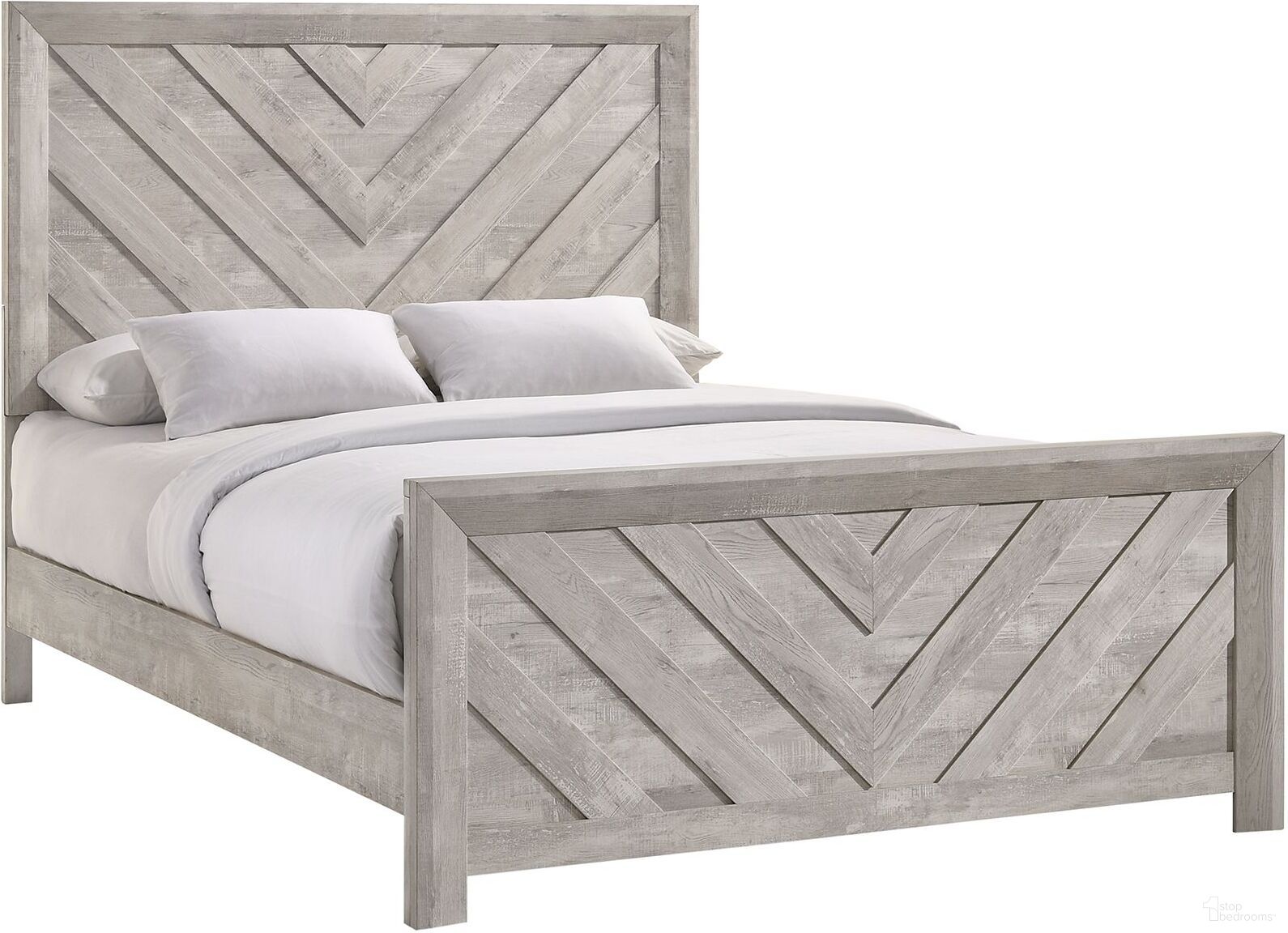 The appearance of Picket House Furnishings Keely Queen Panel Bed In White designed by Picket House in the modern / contemporary interior design. This white piece of furniture  was selected by 1StopBedrooms from Keely Collection to add a touch of cosiness and style into your home. Sku: EL700QHF;EL700QKR. Bed Type: Panel Bed. Bed Size: Queen. Material: Paper.