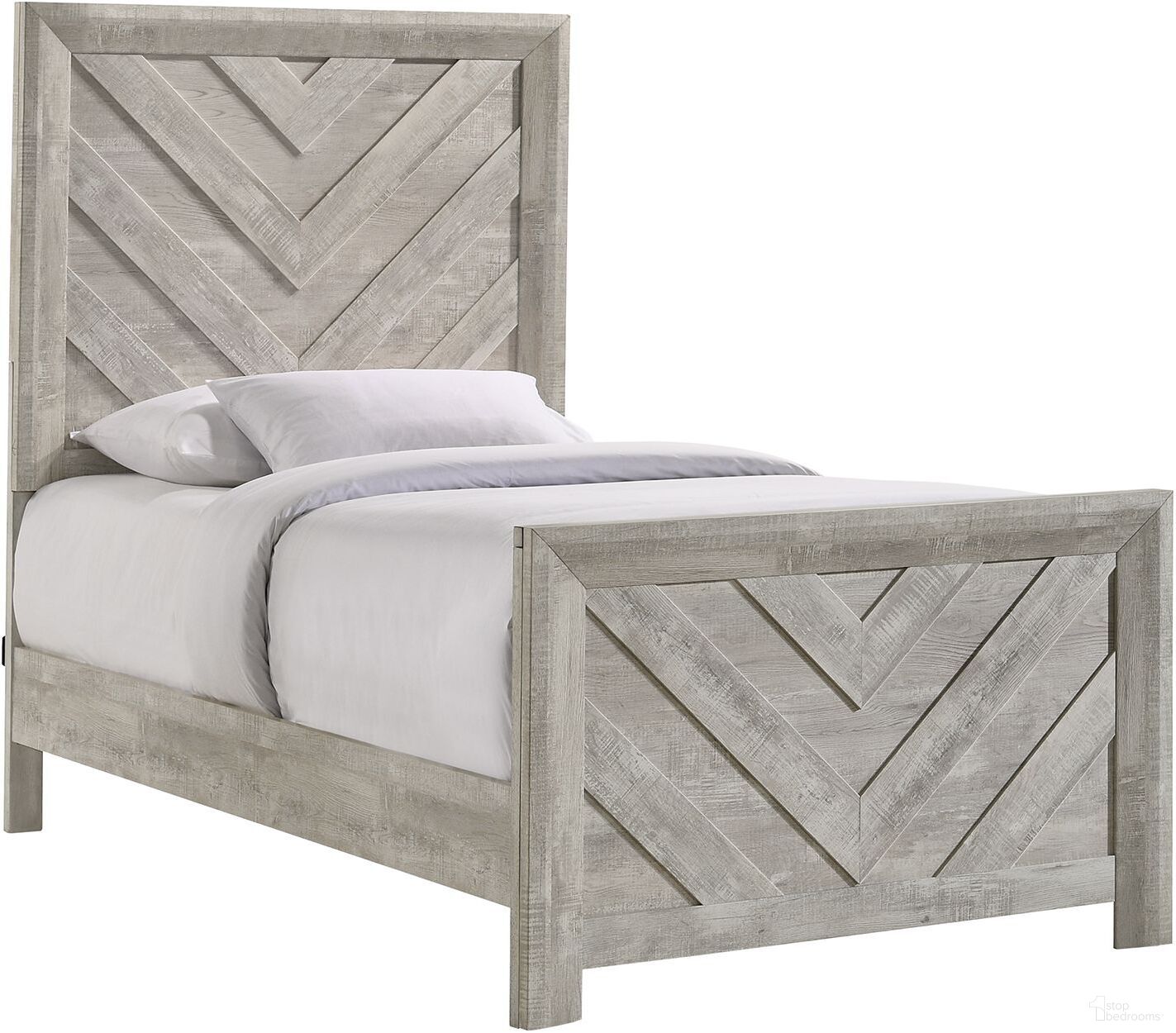 The appearance of Picket House Furnishings Keely Twin Panel Bed In White designed by Picket House in the modern / contemporary interior design. This white piece of furniture  was selected by 1StopBedrooms from Keely Collection to add a touch of cosiness and style into your home. Sku: EL700THF;EL700TFR. Bed Type: Panel Bed. Material: Wood. Bed Size: Twin.