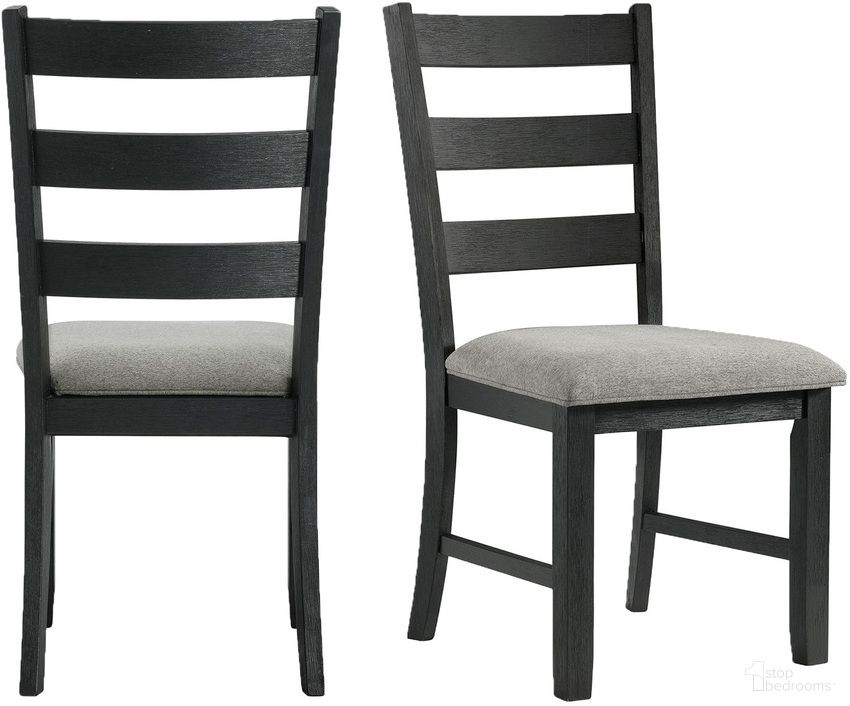 The appearance of Picket House Furnishings Kona Standard Height Side Chair Set of 2 in Gray and Black designed by Picket House in the country / farmhouse interior design. This gray and black piece of furniture was selected by 1StopBedrooms from Kona Collection to add a touch of cosiness and style into your home. Sku: DMT300SC. Material: Rubberwood. Chair Type: Side Chair.