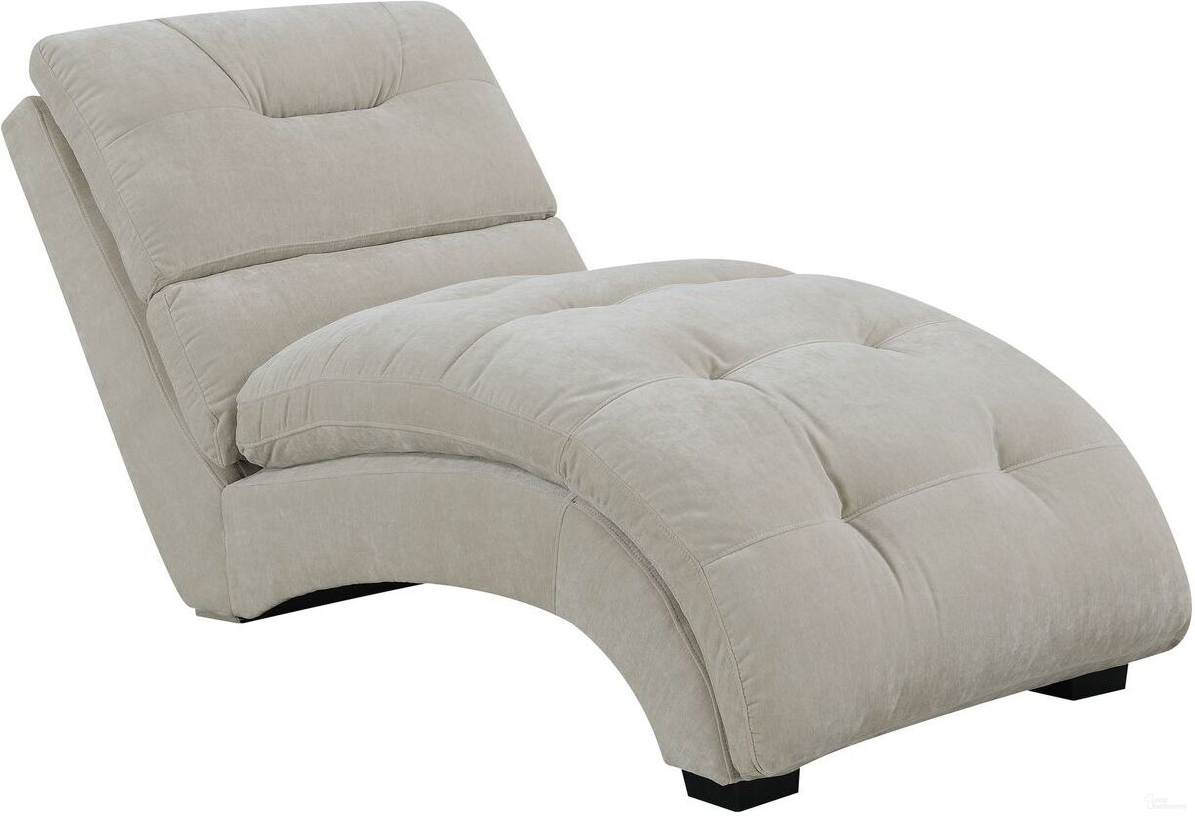 The appearance of Furnishings Paulson Chaise Lounge In Linen designed by Picket House in the transitional interior design. This linen piece of furniture was selected by 1StopBedrooms from Paulson Collection to add a touch of cosiness and style into your home. Sku: UDK1745110E. Material: Wood.