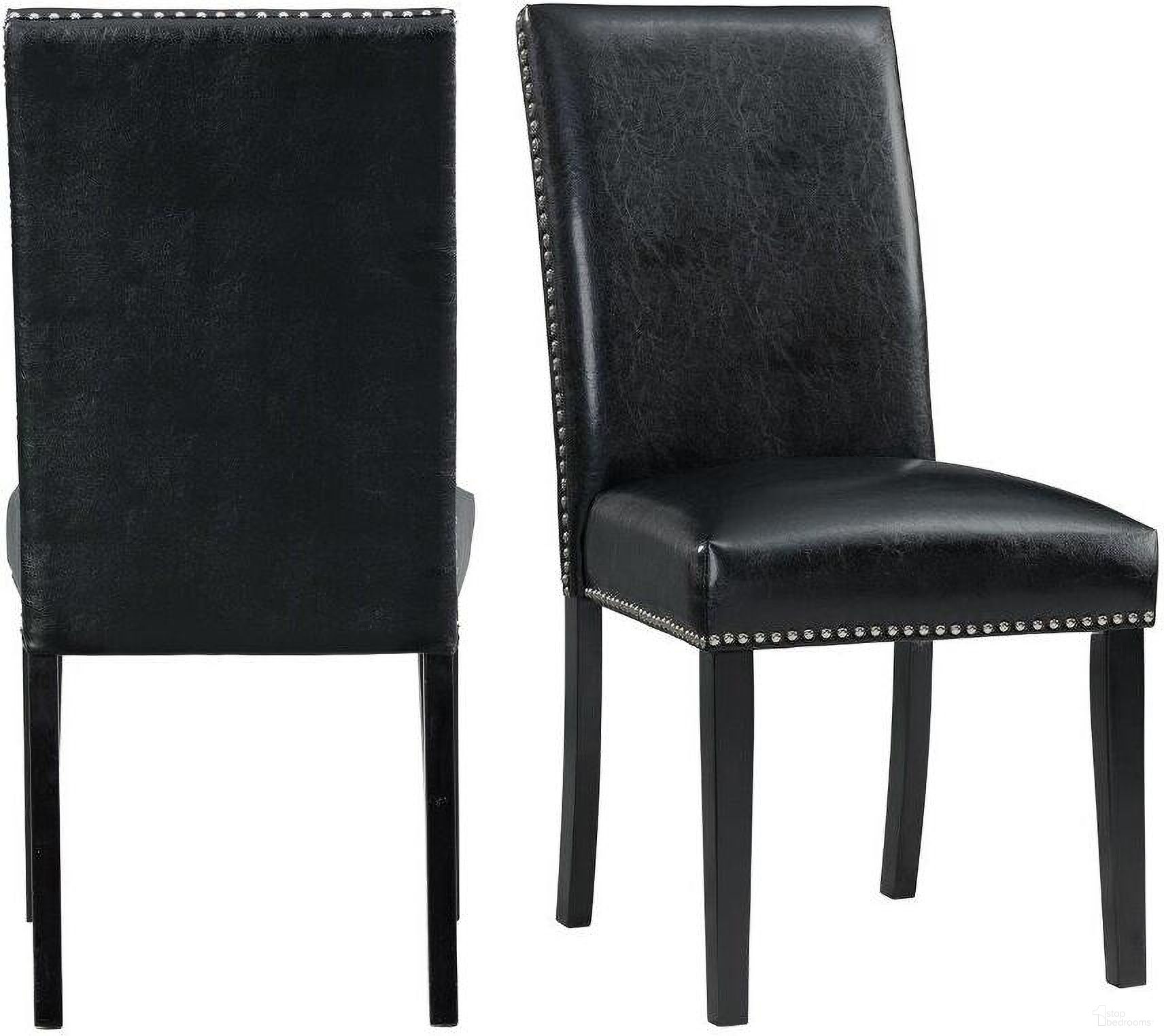 The appearance of Picket House Furnishings Pia Faux Leather Side Chair Set 2 In Black designed by Picket House in the transitional interior design. This black piece of furniture was selected by 1StopBedrooms from Pia Collection to add a touch of cosiness and style into your home. Sku: DMI100SC. Material: Rubberwood. Chair Type: Side Chair.