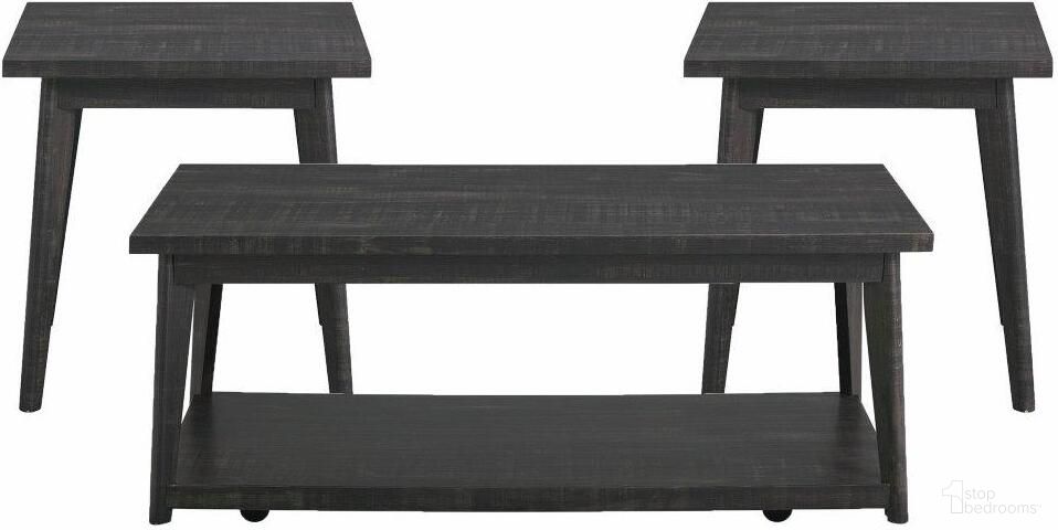 The appearance of Picket House Furnishings Rory Occasional Table Set in Black designed by Picket House in the transitional interior design. This black piece of furniture  was selected by 1StopBedrooms from Rory Collection to add a touch of cosiness and style into your home. Sku: T.11450.OT. Material: MDF.