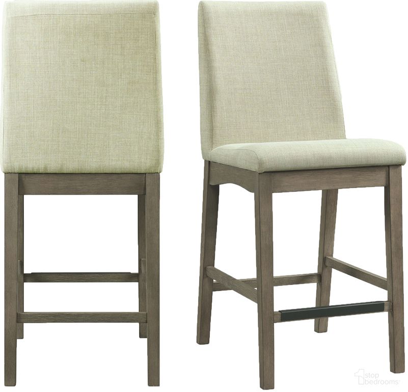 The appearance of Picket House Furnishings Simms Counter Side Chair Set of 2 in Grey designed by Picket House in the transitional interior design. This grey piece of furniture was selected by 1StopBedrooms from Simms Collection to add a touch of cosiness and style into your home. Sku: DPR300CSCN. Material: MDF.