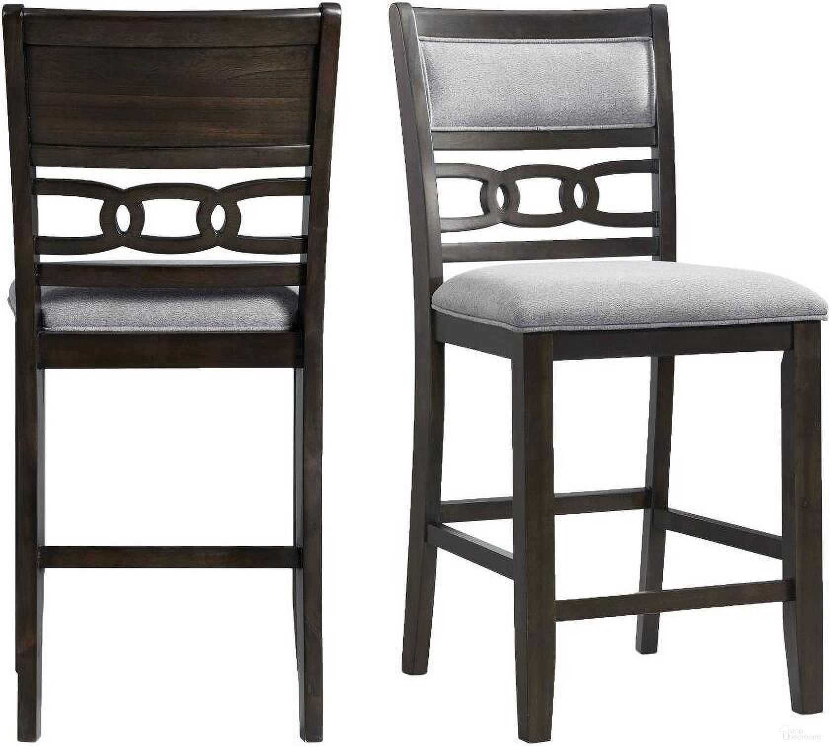 Picket House Furnishings Taylor Counter Height Side Chair Set 2 In Walnut