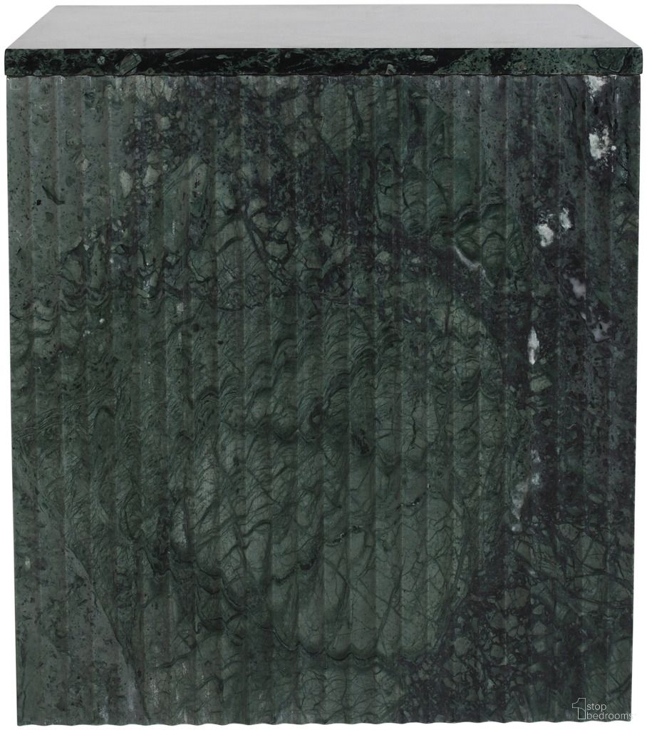 Pienza Marble End Table In Green