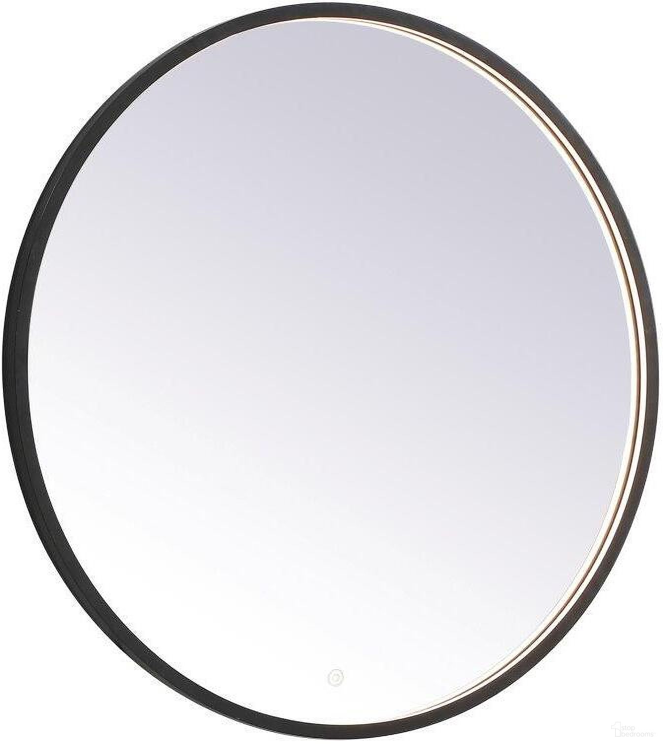 The appearance of Pier Black Led Mirror MRE6032BK designed by Elegant Lighting in the transitional interior design. This black piece of furniture was selected by 1StopBedrooms from Pier Collection to add a touch of cosiness and style into your home. Sku: MRE6032BK. Material: Aluminum.