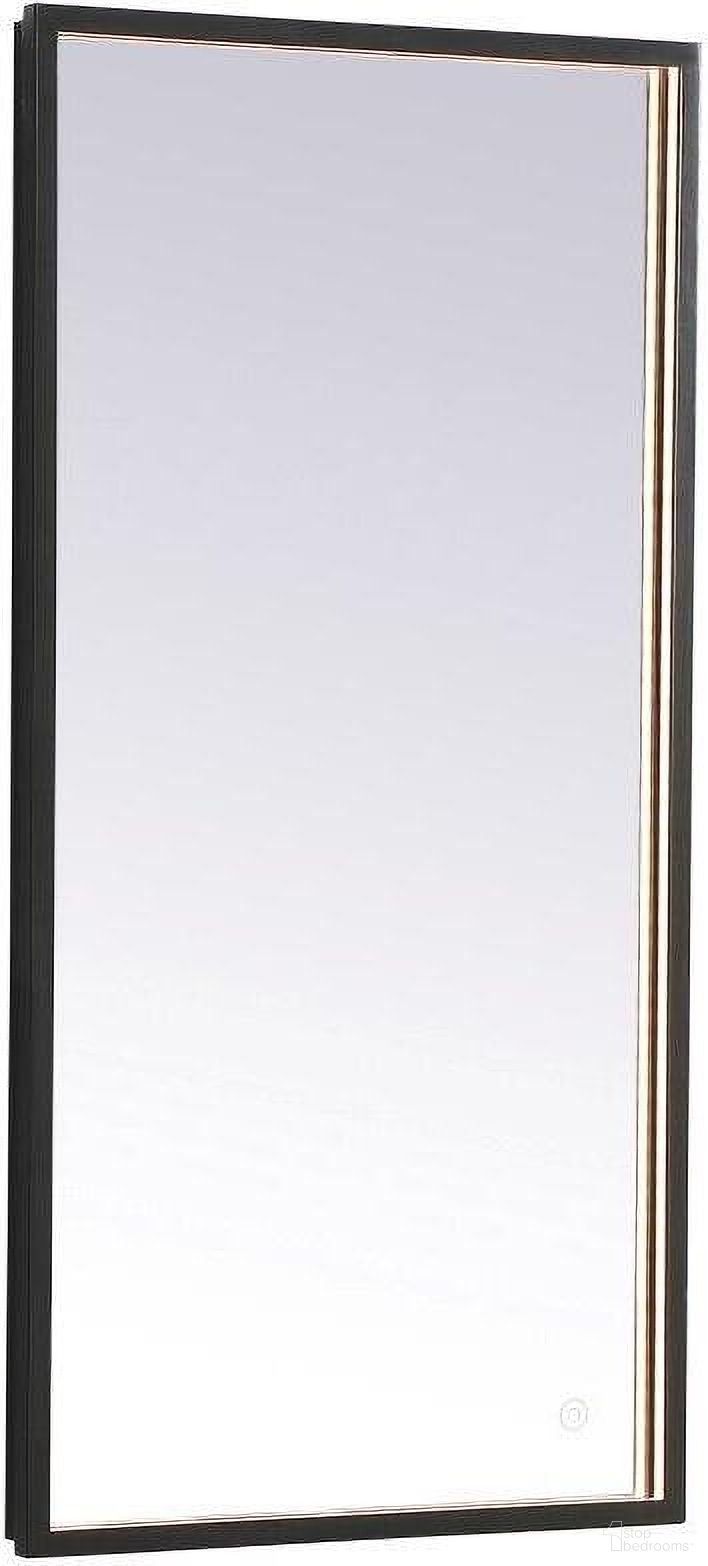 The appearance of Pier Black Led Mirror MRE6048BK designed by Elegant Lighting in the transitional interior design. This black piece of furniture was selected by 1StopBedrooms from Pier Collection to add a touch of cosiness and style into your home. Sku: MRE6048BK. Material: Aluminum.