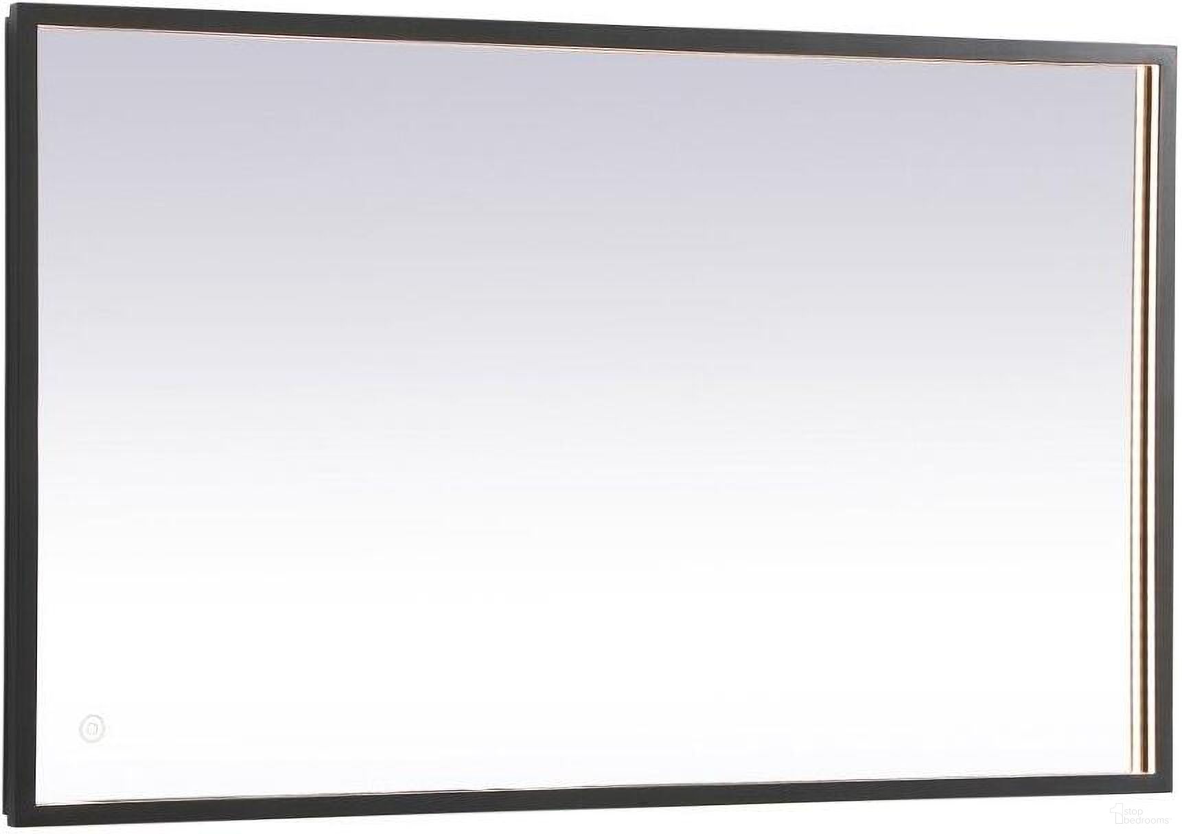 The appearance of Pier Black Led Mirror MRE62430BK designed by Elegant Lighting in the transitional interior design. This black piece of furniture was selected by 1StopBedrooms from Pier Collection to add a touch of cosiness and style into your home. Sku: MRE62430BK. Material: Aluminum.