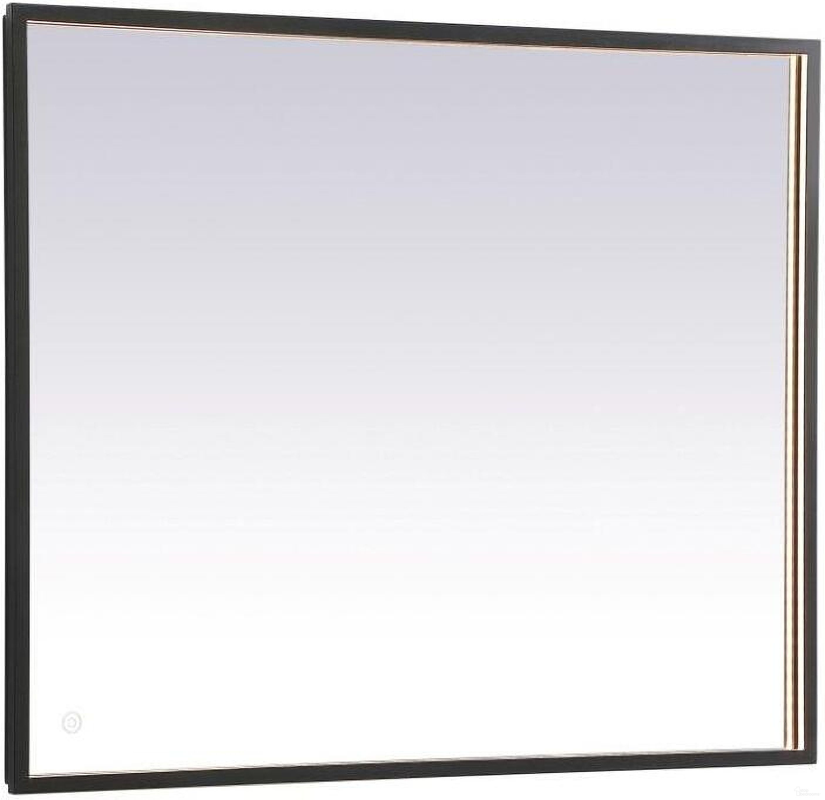 The appearance of Pier Black Led Mirror MRE62740BK designed by Elegant Lighting in the transitional interior design. This black piece of furniture  was selected by 1StopBedrooms from Pier Collection to add a touch of cosiness and style into your home. Sku: MRE62740BK. Material: Aluminum.