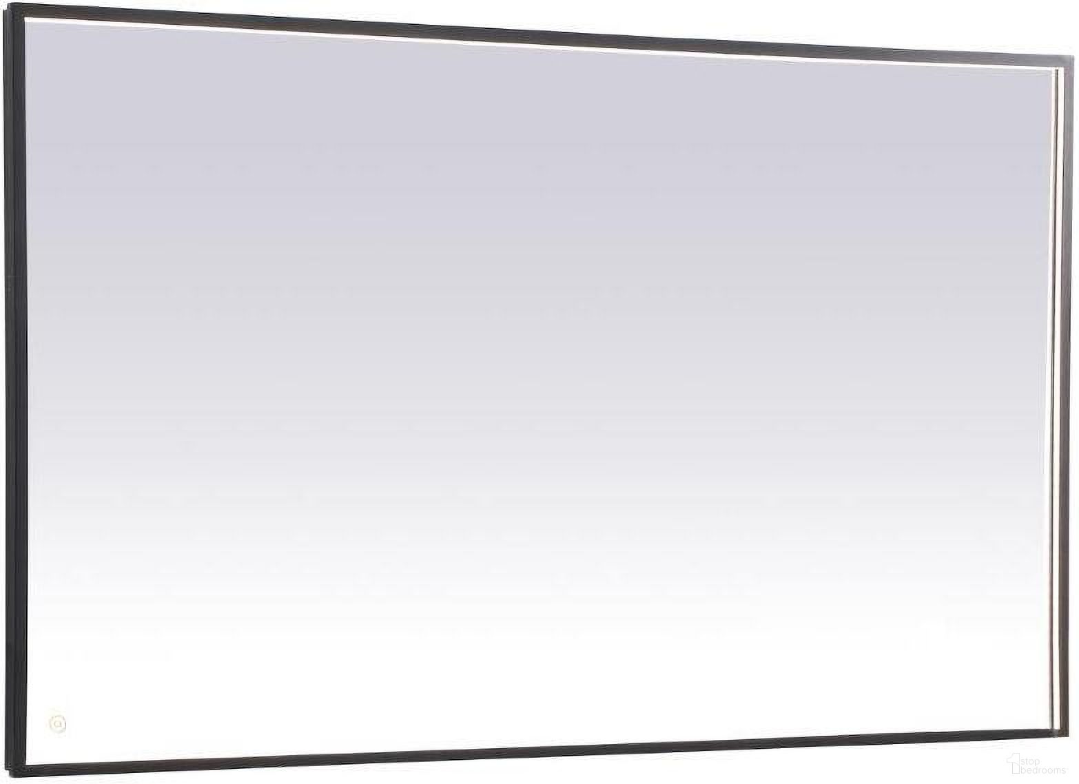 The appearance of Pier Black Led Mirror MRE63660BK designed by Elegant Lighting in the transitional interior design. This black piece of furniture was selected by 1StopBedrooms from Pier Collection to add a touch of cosiness and style into your home. Sku: MRE63660BK. Material: Aluminum.