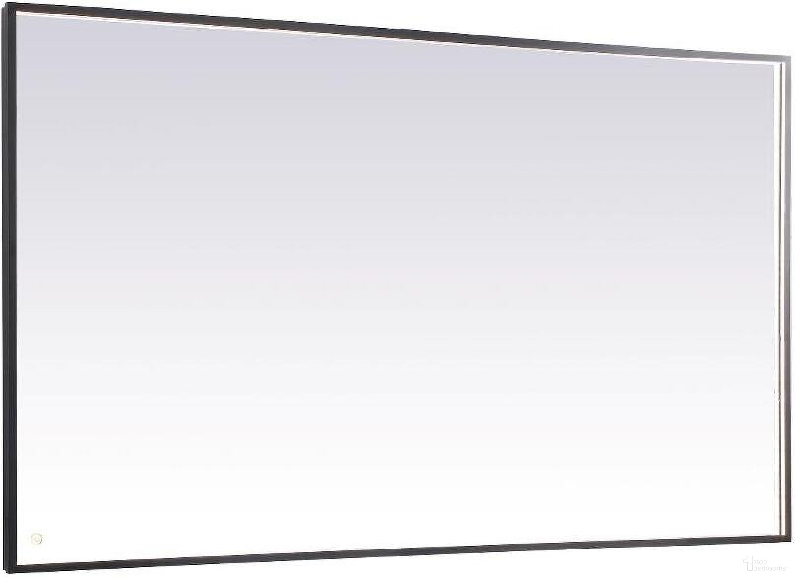 The appearance of Pier Black Led Mirror MRE64272BK designed by Elegant Lighting in the transitional interior design. This black piece of furniture was selected by 1StopBedrooms from Pier Collection to add a touch of cosiness and style into your home. Sku: MRE64272BK. Material: Aluminum.