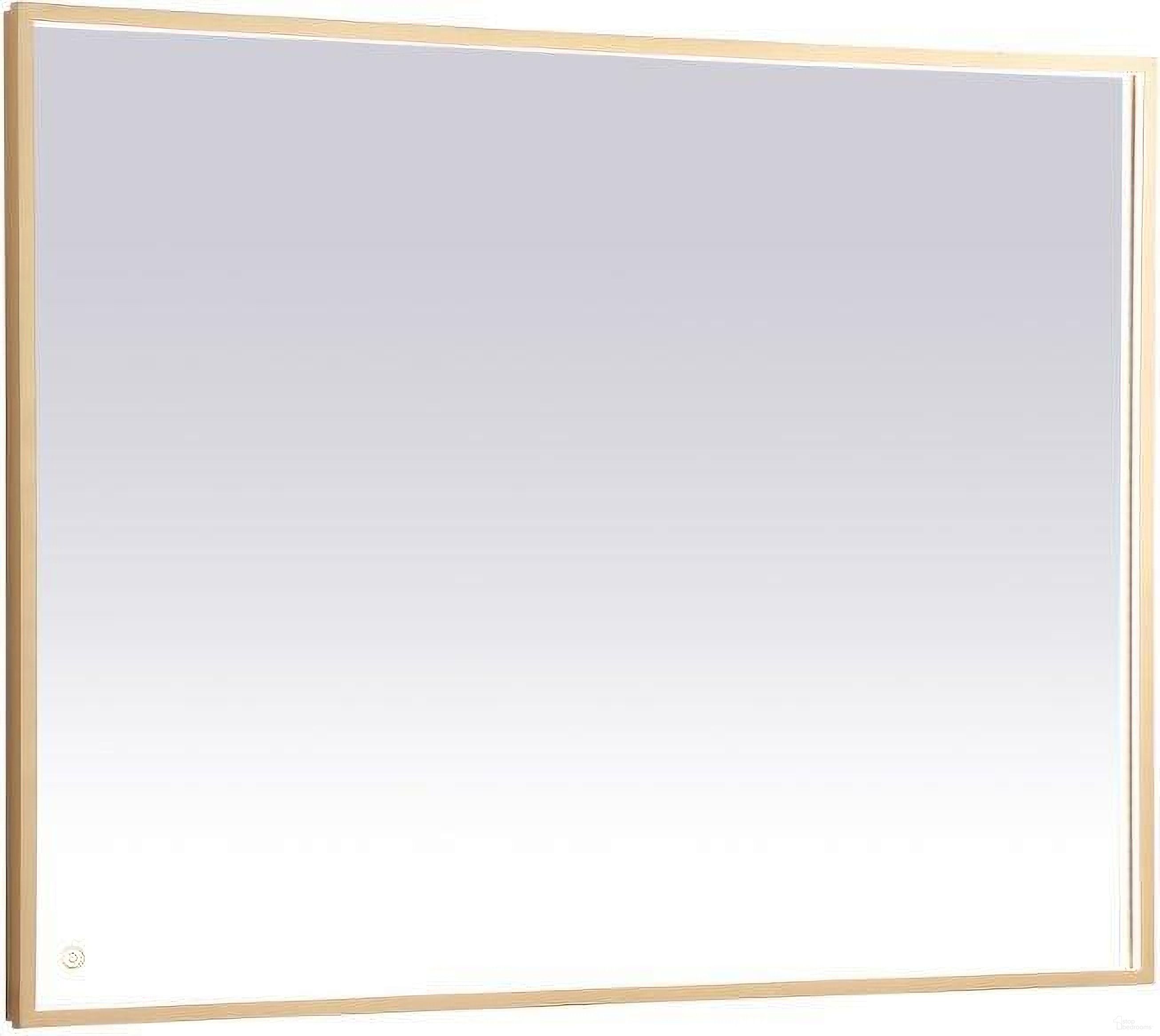 The appearance of Pier Brass Led Mirror MRE63648BR designed by Elegant Lighting in the transitional interior design. This brass piece of furniture was selected by 1StopBedrooms from Pier Collection to add a touch of cosiness and style into your home. Sku: MRE63648BR. Material: Aluminum.