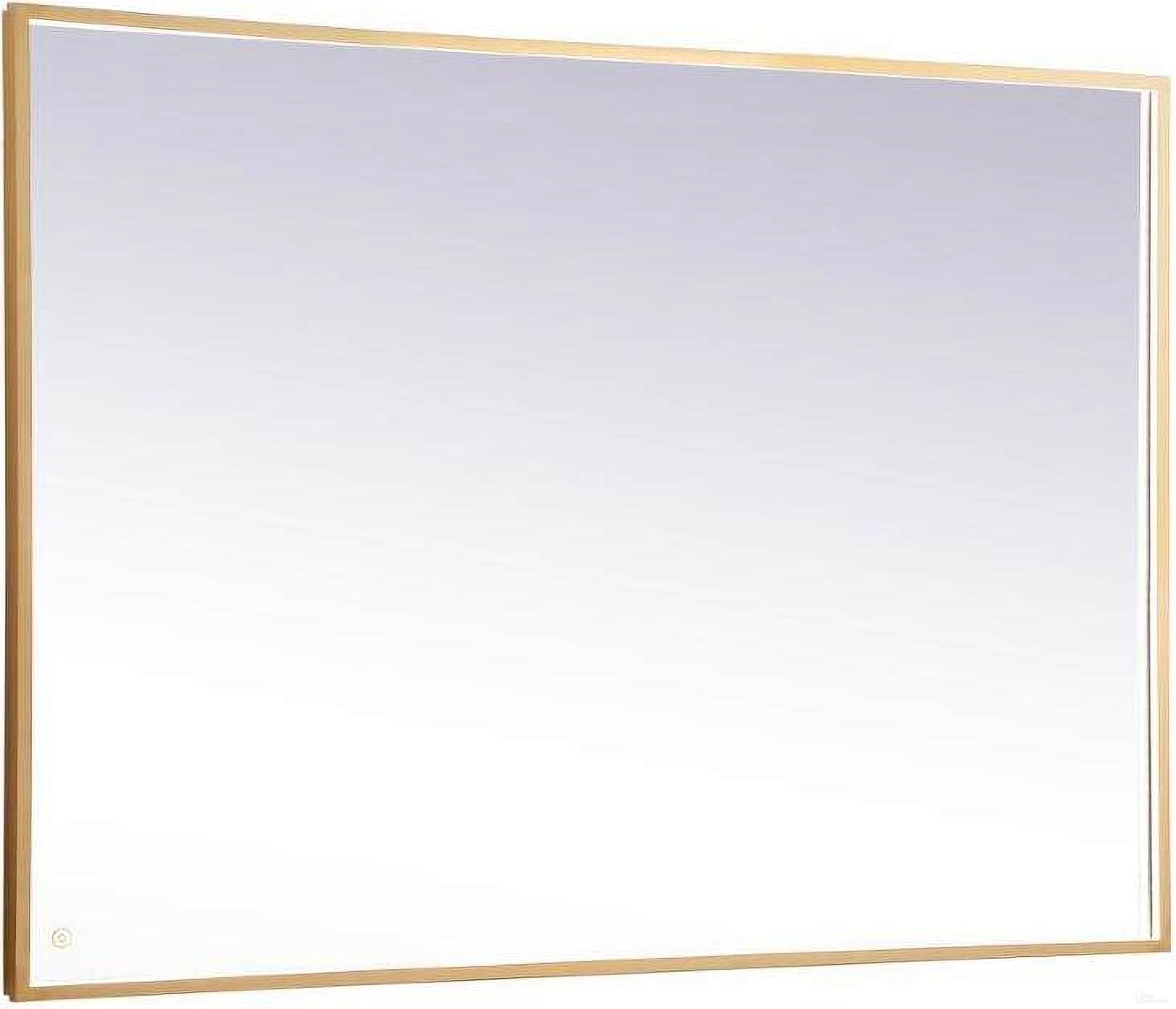 The appearance of Pier Brass Led Mirror MRE64260BR designed by Elegant Lighting in the transitional interior design. This brass piece of furniture was selected by 1StopBedrooms from Pier Collection to add a touch of cosiness and style into your home. Sku: MRE64260BR. Material: Aluminum.
