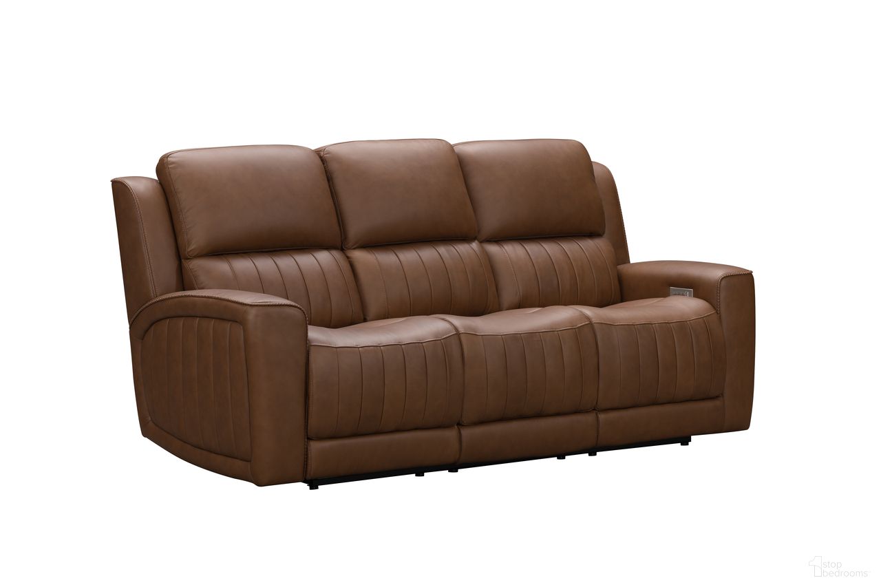 The appearance of Pierce Zero Gravity Power Reclining Sofa with Power Head Rests, Power Lumbar and Drop Down Table with 2 Cup Holders In Cinnamon designed by BarcaLounger in the modern / contemporary interior design. This cinnamon piece of furniture  was selected by 1StopBedrooms from Pierce Collection to add a touch of cosiness and style into your home. Sku: 39PHL1303376184. Material: Leather Match.