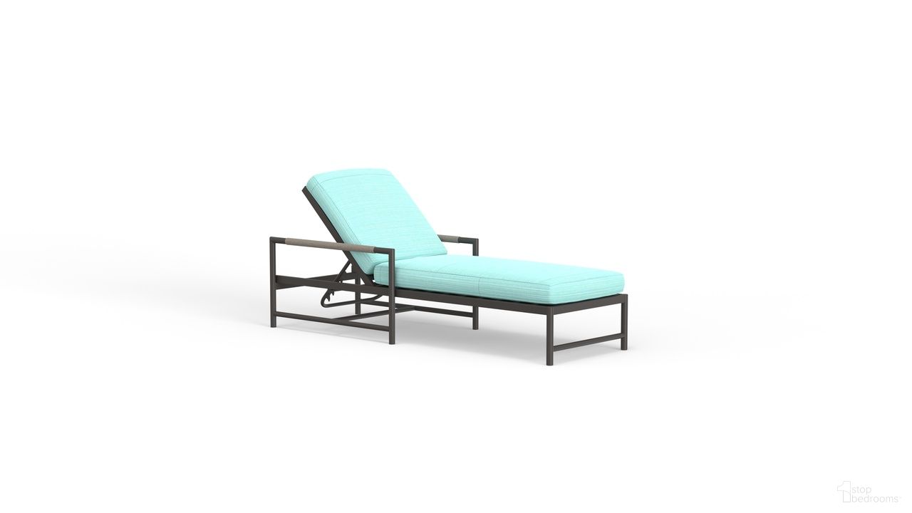 The appearance of Pietra Chaise in Dupione Celeste designed by Sunset West in the modern / contemporary interior design. This dupione celeste piece of furniture was selected by 1StopBedrooms from Pietra Collection to add a touch of cosiness and style into your home. Sku: SW4601-9-8067. Material: Olefin Rope.