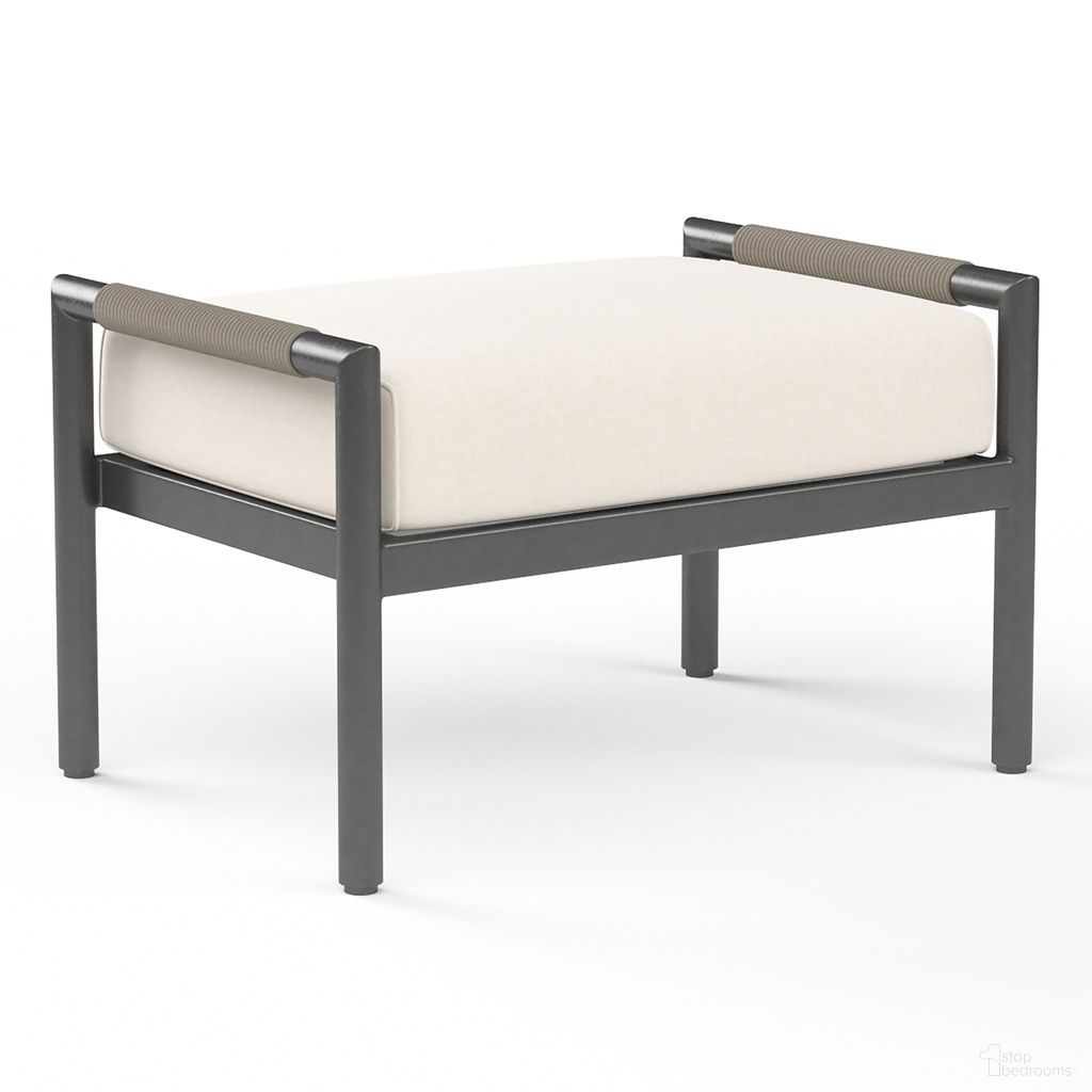 The appearance of Pietra Ottoman in Echo Ash designed by Sunset West in the modern / contemporary interior design. This echo ash piece of furniture was selected by 1StopBedrooms from Pietra Collection to add a touch of cosiness and style into your home. Sku: SW4601-OTT-EAS-STKIT. Material: Olefin Rope.