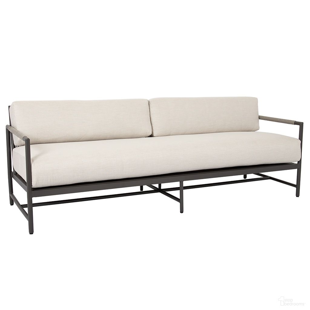 The appearance of Pietra Sofa in Echo Ash designed by Sunset West in the modern / contemporary interior design. This echo ash piece of furniture was selected by 1StopBedrooms from Pietra Collection to add a touch of cosiness and style into your home. Sku: SW4601-23-EASH-STKIT. Material: Olefin Rope.