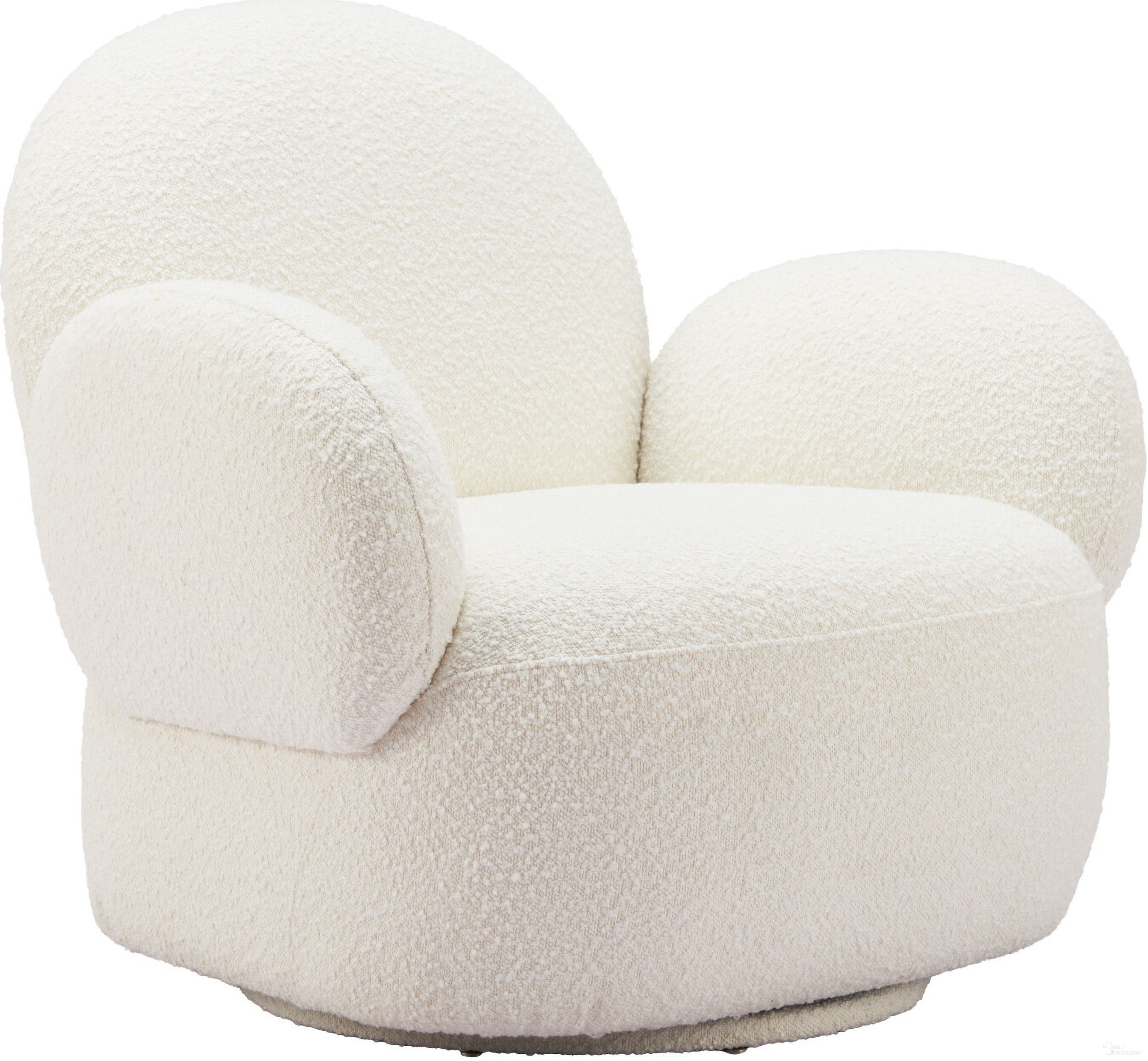 The appearance of Pilka Swivel Chair In White designed by Zuo Modern in the modern / contemporary interior design. This white piece of furniture was selected by 1StopBedrooms from Pilka Collection to add a touch of cosiness and style into your home. Sku: 110280. Material: MDF.