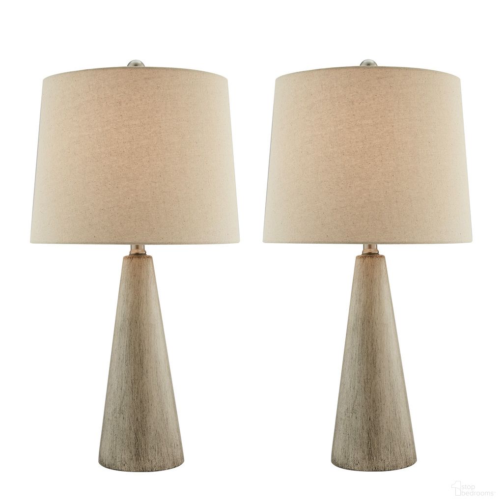 Pillan Table Lamp Set of 2 In Brown