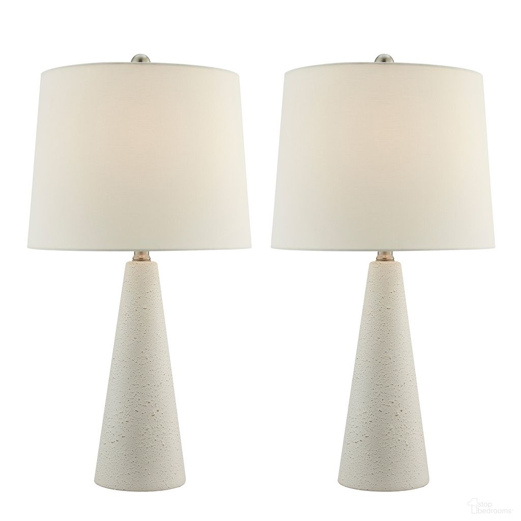 Pillan Table Lamp Set of 2 In White