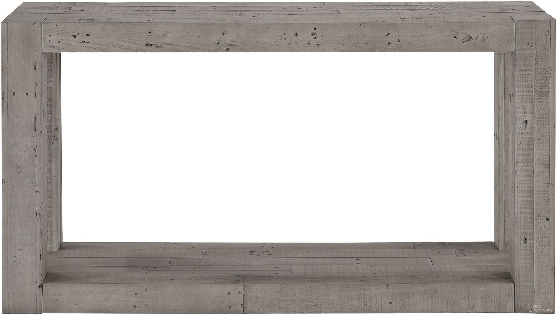 The appearance of Pinedale Sofa Table In Gray designed by Steve Silver in the rustic / southwestern interior design. This gray piece of furniture was selected by 1StopBedrooms from Pinedale Collection to add a touch of cosiness and style into your home. Sku: ND100S. Material: Pine.