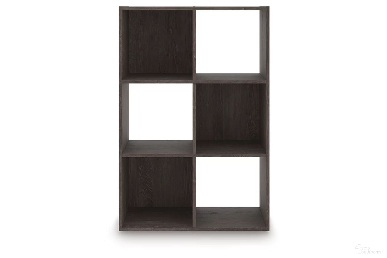 The appearance of Piperton Six Cube Organizer In Charcoal designed by Signature Design by Ashley in the modern / contemporary interior design. This charcoal piece of furniture was selected by 1StopBedrooms from Piperton Collection to add a touch of cosiness and style into your home. Sku: EA5514-3X2. Material: Wood.