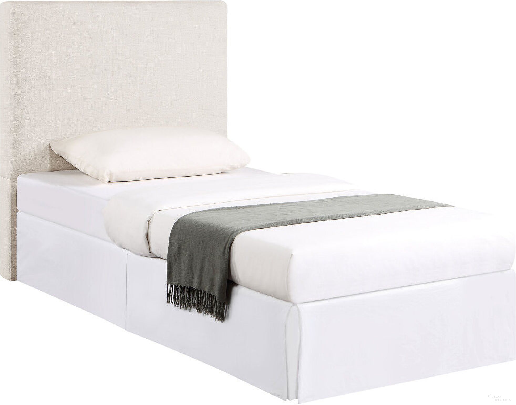 The appearance of Pirro Upholstered Twin Headboard Sand designed by Coaster in the transitional interior design. This sand piece of furniture  was selected by 1StopBedrooms from Pirro Collection to add a touch of cosiness and style into your home. Sku: 315980T. Material: Upholstered. Bed Size: Twin.