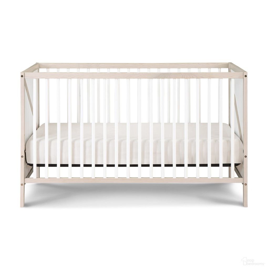 Pixie Zen 3 In 1 Crib In Washed Natural and White