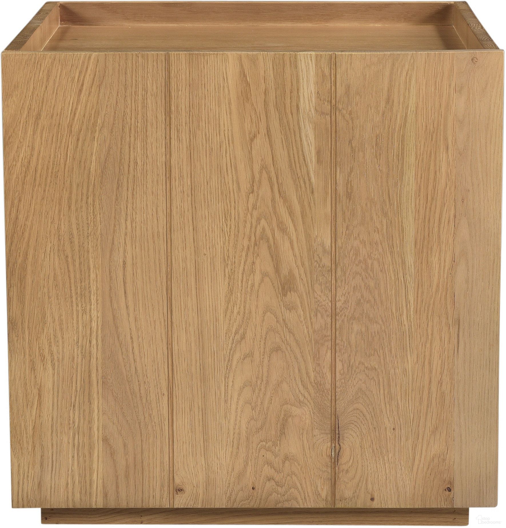 The appearance of Plank Nightstand In Natural designed by Moes Home in the transitional interior design. This natural piece of furniture was selected by 1StopBedrooms from Plank Collection to add a touch of cosiness and style into your home. Sku: RP-1022-24. Material: Wood.