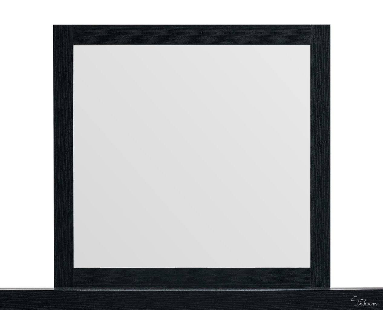 The appearance of Plano Mirror In Black designed by Glory in the modern / contemporary interior design. This black piece of furniture  was selected by 1StopBedrooms from Plano Collection to add a touch of cosiness and style into your home. Sku: G002250-M. Material: Wood.