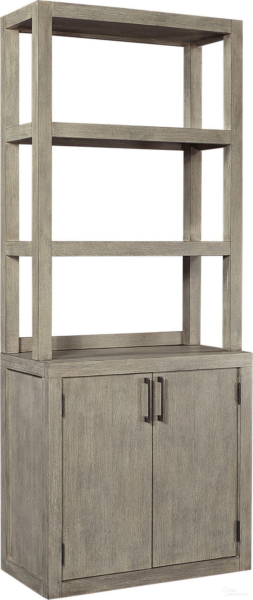 The appearance of Platinum Door Bookcase In Grey designed by Aspenhome in the modern / contemporary interior design. This grey piece of furniture was selected by 1StopBedrooms from Platinum Collection to add a touch of cosiness and style into your home. Sku: I251-332-2. Material: Wood.