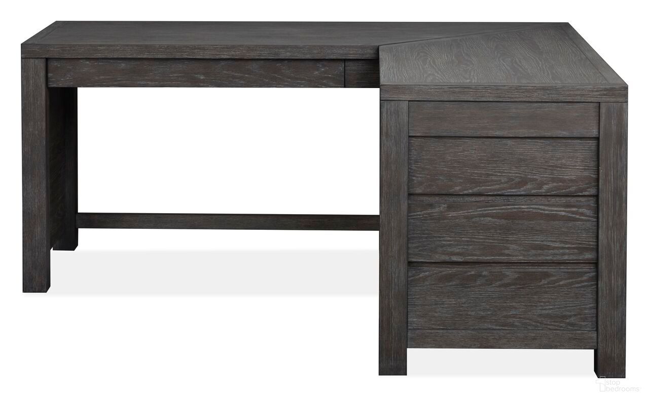 Plum Creek L-Desk In Ravenwood Black