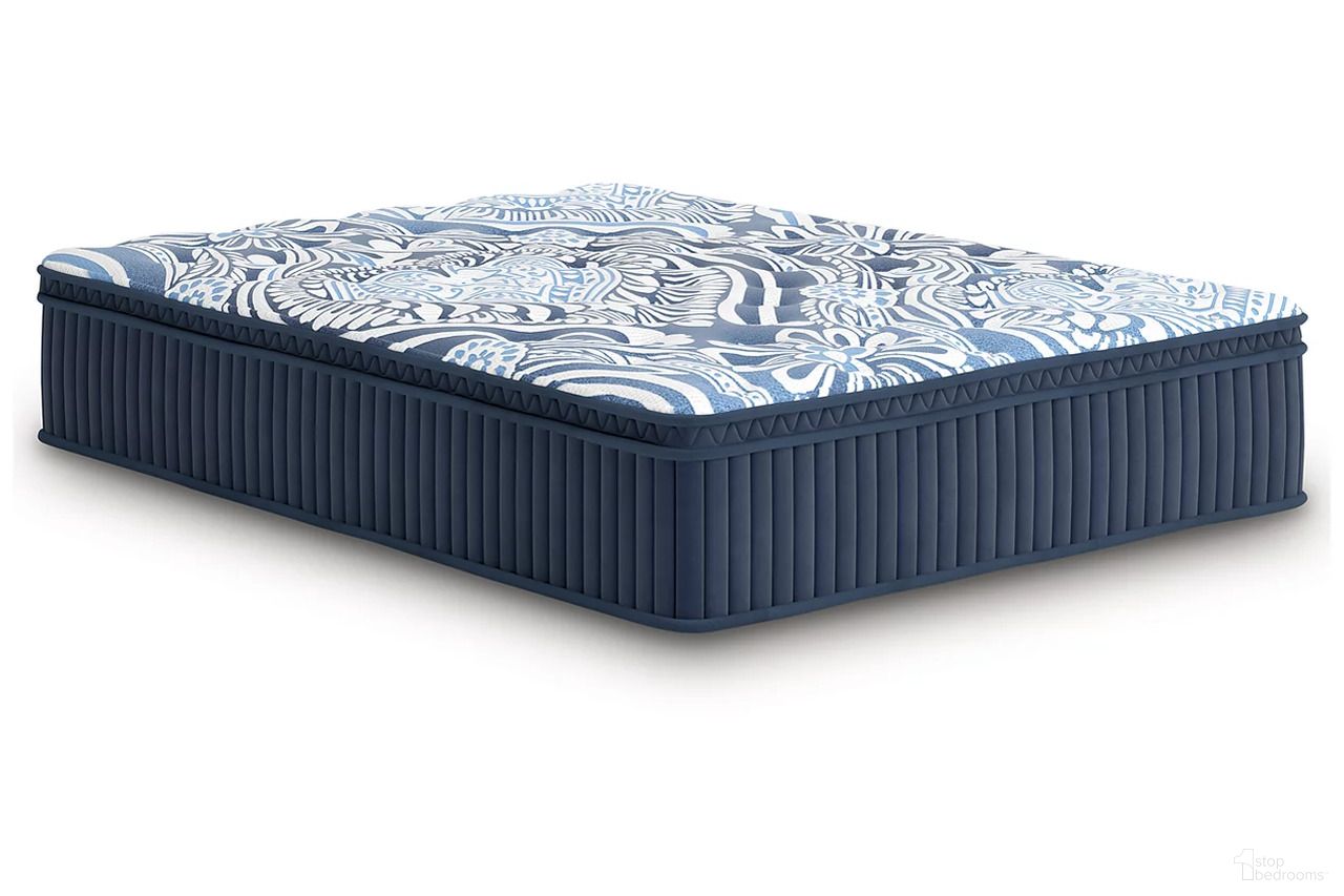 The appearance of Plush Luxe 2.0 King Mattress In Blue designed by Signature Design by Ashley in the traditional interior design. This blue piece of furniture  was selected by 1StopBedrooms from Plush Luxe 2.0 Collection to add a touch of cosiness and style into your home. Sku: M49741. Material: Fabric. Bed Size: King. Mattress Size: King. Comfort Level: Plush. Mattress Top: Memory Foam Top. Mattress Type: Memory Foam. Comfort Level: Plush. Mattress Thickness: 15".