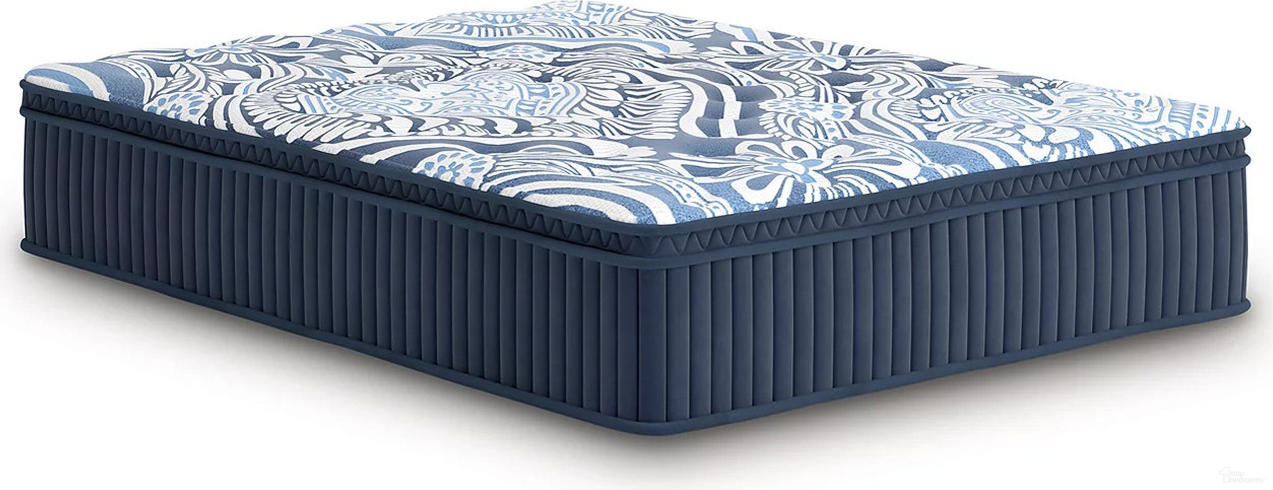 The appearance of Plush Luxe 2.0 Queen Mattress In Blue designed by Signature Design by Ashley in the traditional interior design. This blue piece of furniture  was selected by 1StopBedrooms from Plush Luxe 2.0 Collection to add a touch of cosiness and style into your home. Sku: M49731. Material: Fabric. Bed Size: Queen. Mattress Size: Queen. Comfort Level: Plush. Mattress Top: Memory Foam Top. Mattress Type: Memory Foam. Comfort Level: Plush. Mattress Thickness: 15".