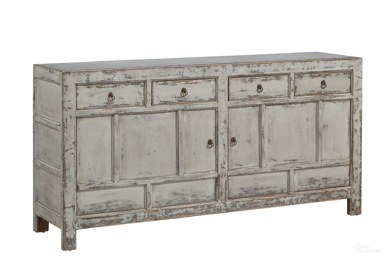 The appearance of Plymouth Sideboard In Blue designed by Furniture Classics in the modern / contemporary interior design. This blue piece of furniture  was selected by 1StopBedrooms from Plymouth Collection to add a touch of cosiness and style into your home. Sku: 20-268. Material: Reclaimed Pine.
