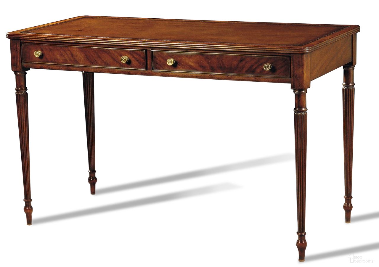 The appearance of Poetry Desk In Mahogany/Brown/Brass designed by Maitland-Smith in the modern / contemporary interior design. This mahogany/brown/brass piece of furniture was selected by 1StopBedrooms from Maitland Smith Collection to add a touch of cosiness and style into your home. Sku: 89-0004. Material: Mahogany.