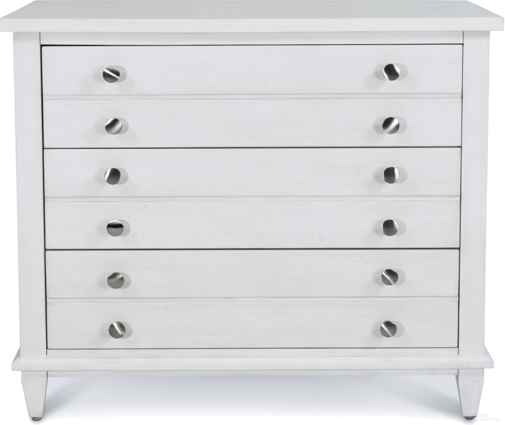 The appearance of Point Breeze 3 Drawer 3 Drawer Chest In White designed by Sea Winds Trading in the coastal interior design. This white piece of furniture was selected by 1StopBedrooms from Point Breeze Collection to add a touch of cosiness and style into your home. Sku: FL-B65033-FRESHWHITE. Material: Wood.