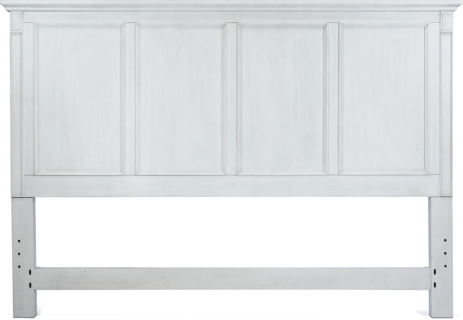 The appearance of Point Breeze King Headboard In White designed by Sea Winds Trading in the coastal interior design. This white piece of furniture  was selected by 1StopBedrooms from Point Breeze Collection to add a touch of cosiness and style into your home. Sku: FL-B65041-FRESHWHITE. Material: Wood. Bed Size: King.