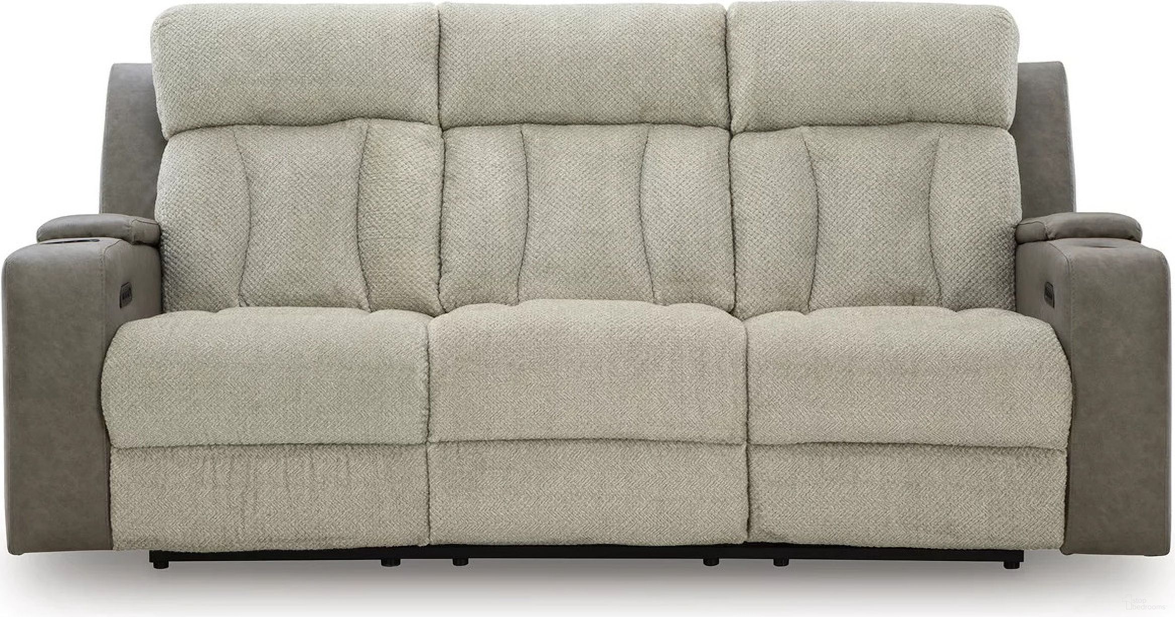 The appearance of Point Clear Power Reclining Sofa In Sisal designed by Signature Design by Ashley in the modern / contemporary interior design. This sisal piece of furniture was selected by 1StopBedrooms from Point Clear Collection to add a touch of cosiness and style into your home. Sku: NC6320415. Material: Fabric.
