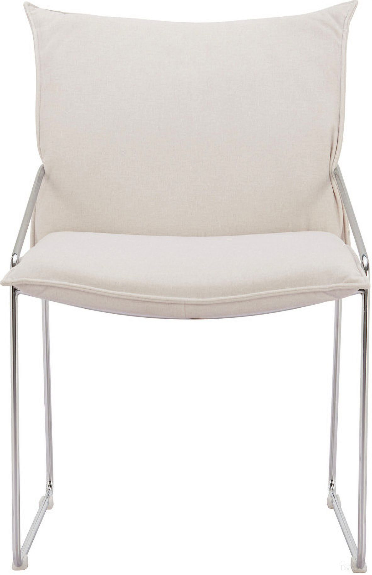 Pola Dining Chair Set of 2 In White