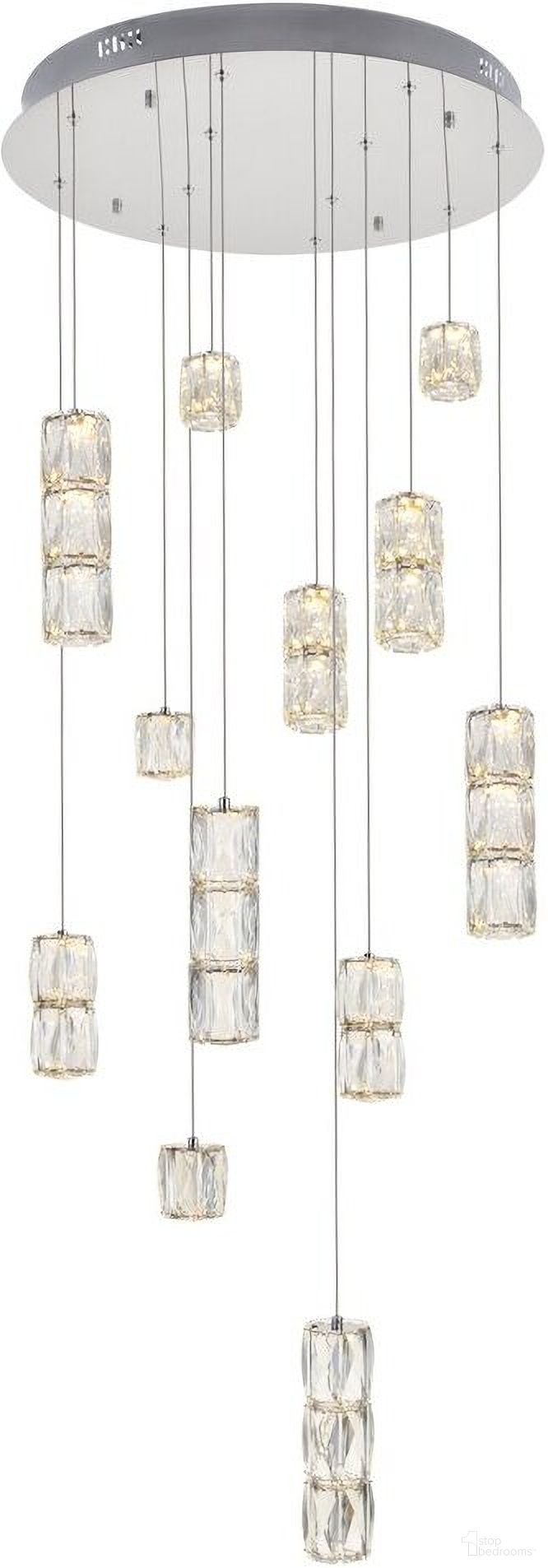 Polaris Led Light Chrome Pendant 3500D24C