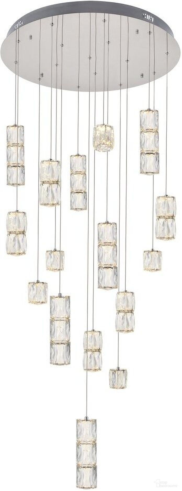 Polaris Led Light Chrome Pendant 3500D28C