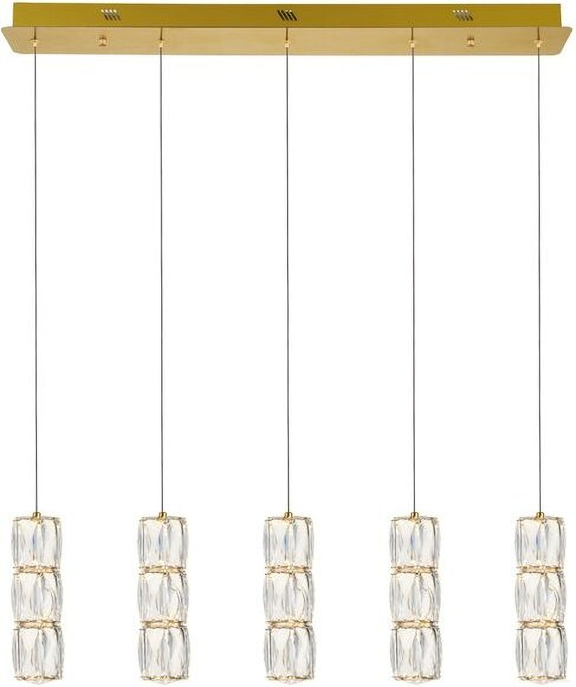 Polaris Led Light Gold Pendant 3500D5G