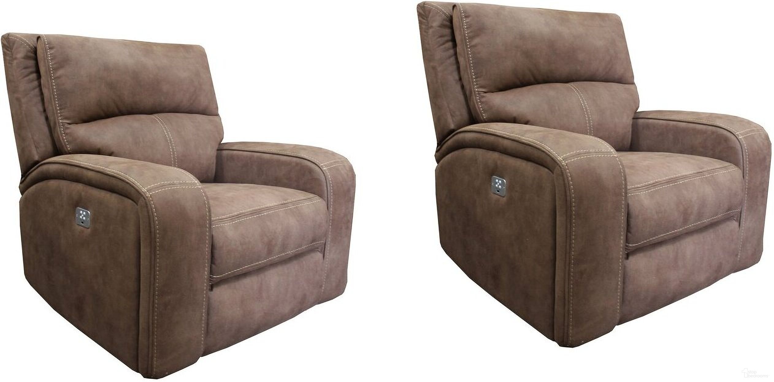 The appearance of Polaris Power Recliner Set of 2 In Kahlua designed by Parker House in the modern / contemporary interior design. This kahlua piece of furniture was selected by 1StopBedrooms from Polaris Collection to add a touch of cosiness and style into your home. Sku: MPOL#812PH-KA;MPOL#812PH-KA. Material: Polyester.