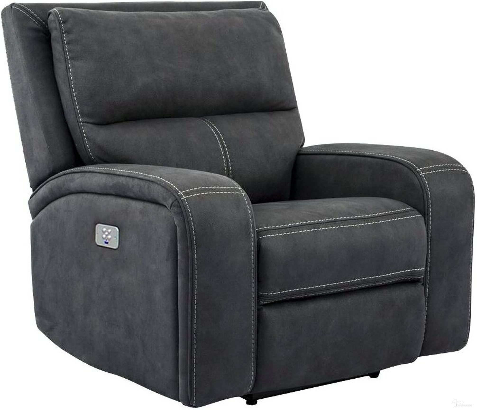 The appearance of Polaris Slate Power Recliner designed by Parker House in the modern / contemporary interior design. This slate piece of furniture was selected by 1StopBedrooms from Polaris Collection to add a touch of cosiness and style into your home. Sku: MPOL#812PH-SLA. Material: Polyester.