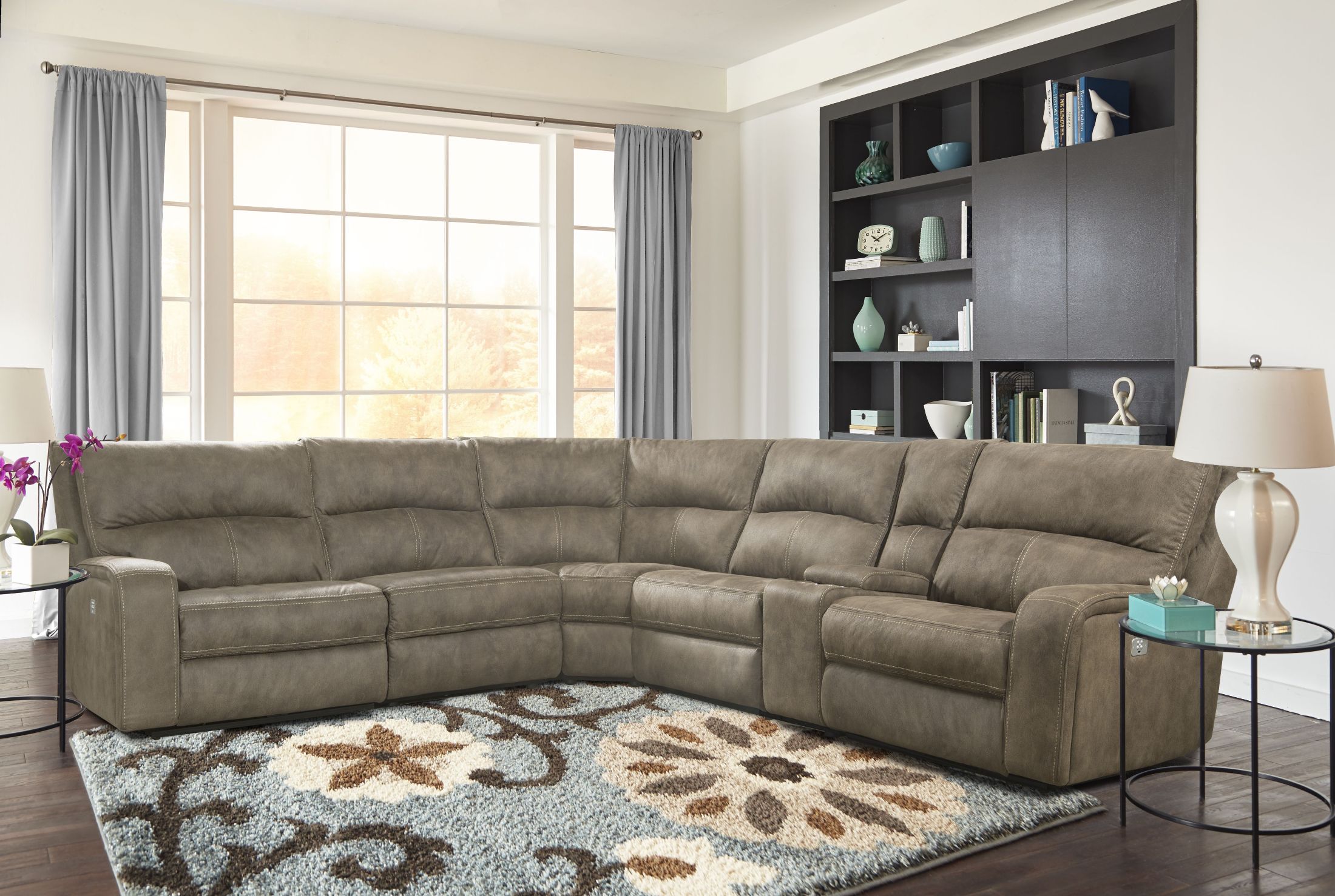 Polaris Kahlua Power Reclining Sectional by Parker House | 1StopBedrooms