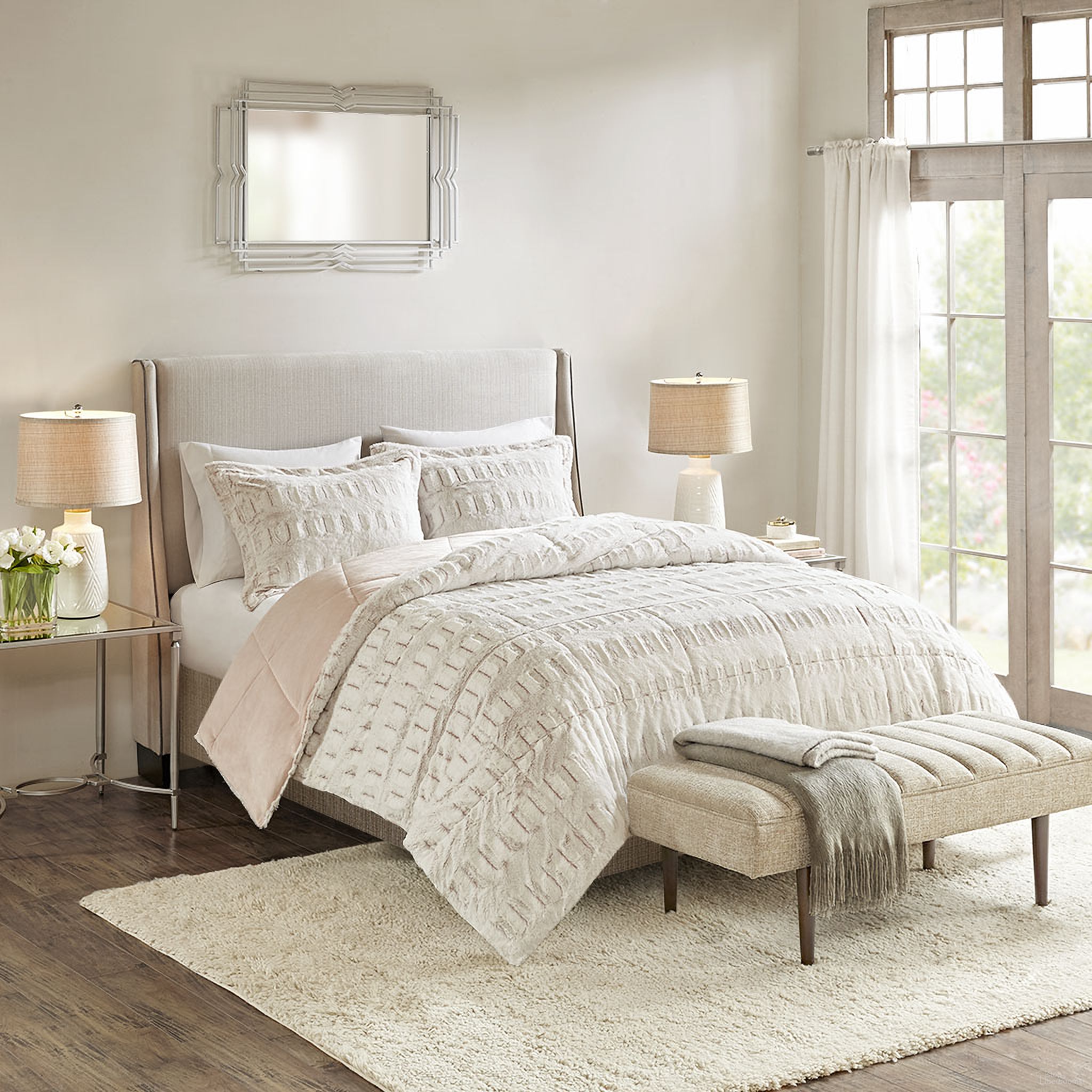 The appearance of Polyester Back Print Long Fur 2 Piece Twin Comforter Set In Blush designed by Olliix in the transitional interior design. This blush piece of furniture was selected by 1StopBedrooms from Gia Collection to add a touch of cosiness and style into your home. Sku: MP10-6209. Bed Size: Twin. Material: Fur.