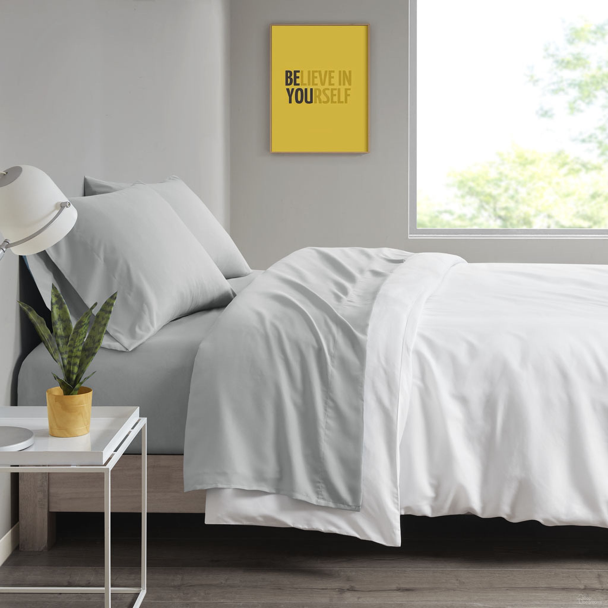 The appearance of Polyester Micro Fiber Solid 3 Piece Twin XL Sheet Set In Grey designed by Olliix in the transitional interior design. This grey piece of furniture was selected by 1StopBedrooms from Microfiber Collection to add a touch of cosiness and style into your home. Sku: ID20-133. Material: Polyester. Bed Size: Twin XL.