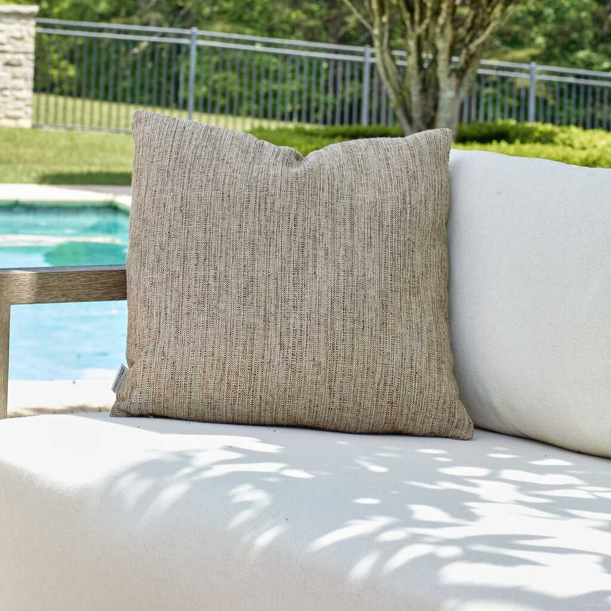 The appearance of Poros Toned Outdoor Pillow In Brown designed by Uttermost in the modern / contemporary interior design. This brown piece of furniture was selected by 1StopBedrooms from Poros Collection to add a touch of cosiness and style into your home. Sku: 64070. Material: Acrylic.